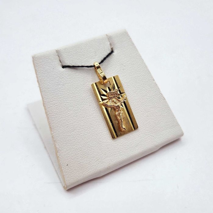 Złota zawieszka - Jezus | pr. 585 | 1,96g.