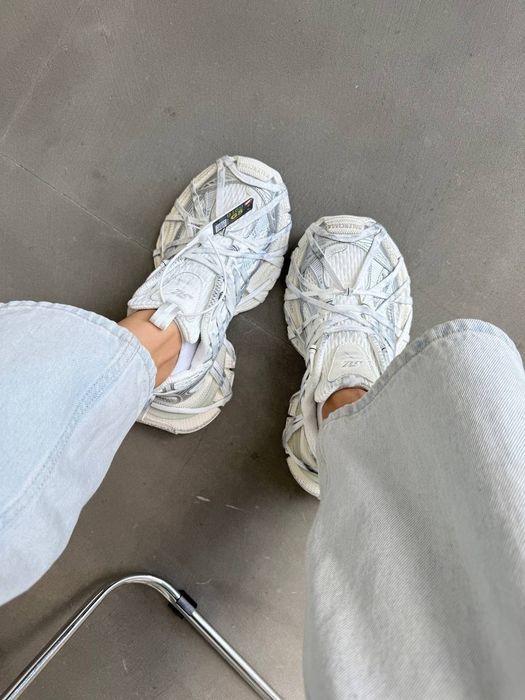 Balenciaga 3XL Extreme Lace White кросівки баленсіага на платформі