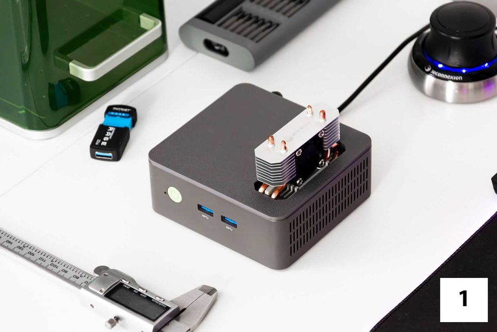 Pokrywa do GMKtec G3 PLUS z miejscem na radiator | 6 wzorów