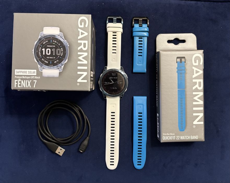 Garmin Fenix 7 Solar Sapphire Titanium