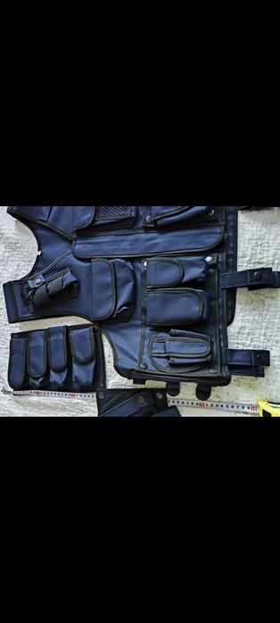 Kamizelka taktyczna policja granatowa 3 panele