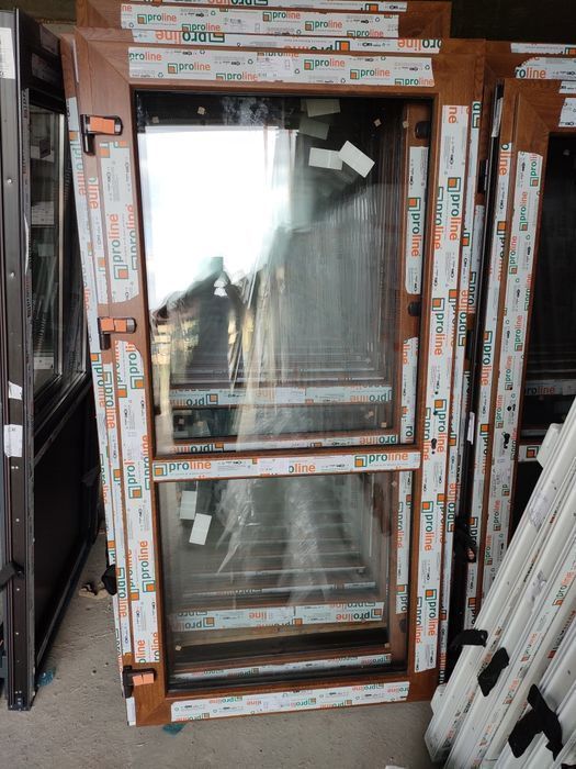 Drzwi pcv złoty dąb 900/2000 od ręki