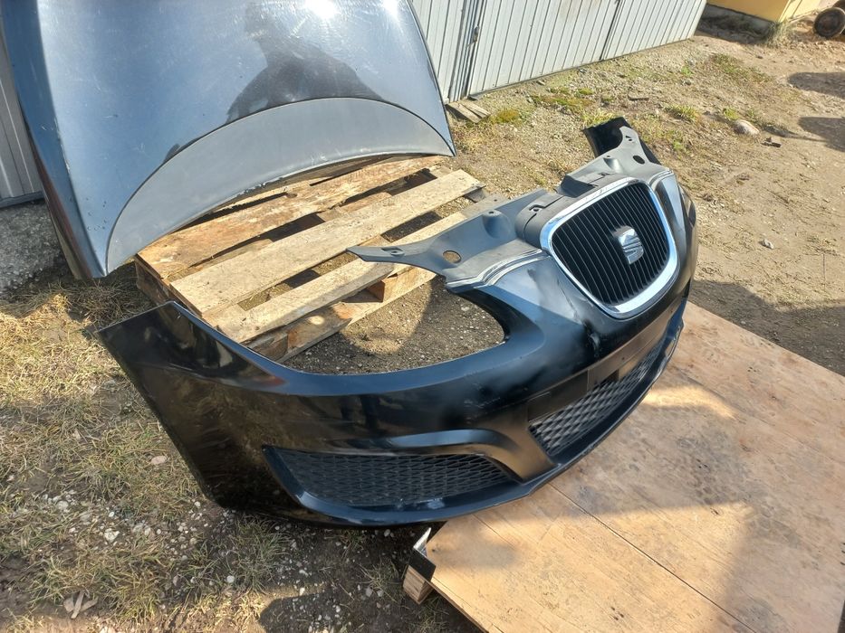 Zderzak przód przedni kompletny maska pokrywa  seat leon II LIFT