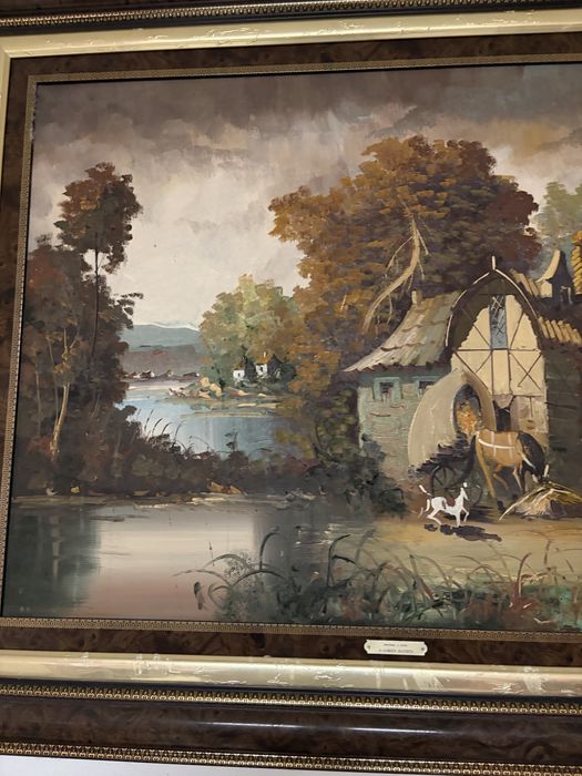 Quadro Oleo A Gomes