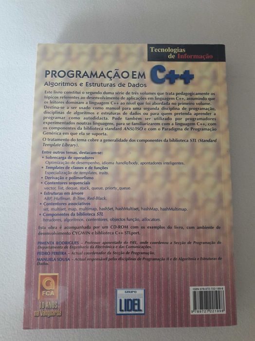 Programação em C++ - Algoritmos e Estruturas de Dados - Não negociável