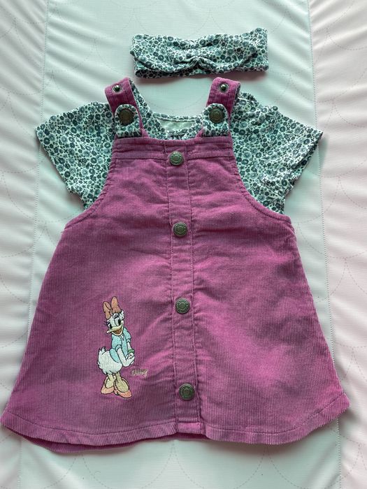 Komplet sukieneczka, body i opaska  Disney Baby