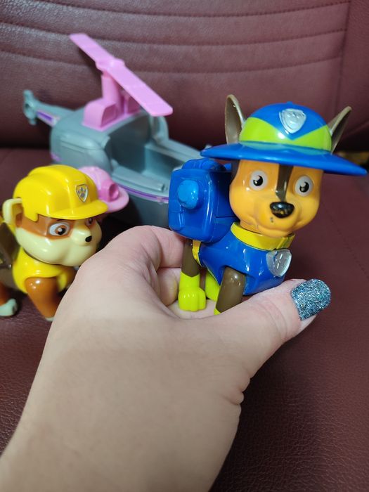 Щенячий патруль Скай Чейз Гонщик Кремез Крепыш