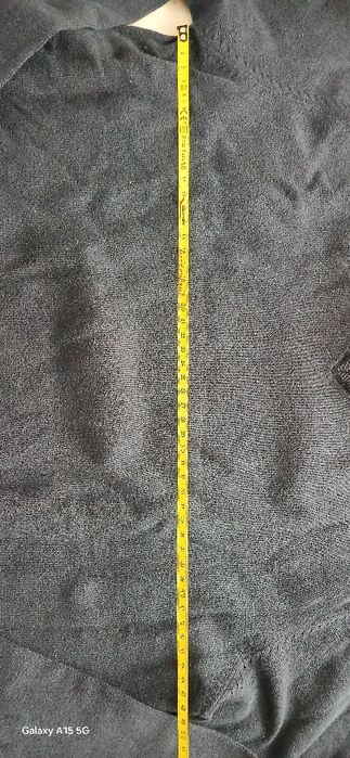 Granatowy męski swetr sweter z kołnierzykiem
