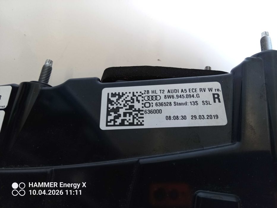 Lampa Tył Tylna Prawa W Klapę Audi A5 S5 RS5 8W F5 Oryginał