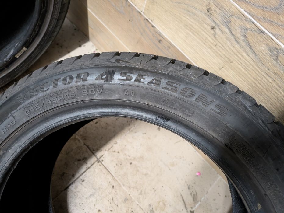 Goodyear Vector 4 season opony wielosezonowe  215/45/16 2021r 7,5mm  WYSYŁKA