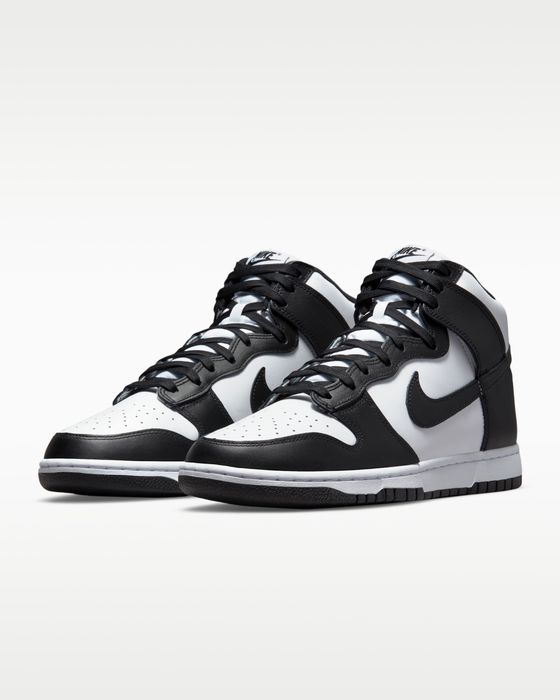 Nike Dunk High Retro шкіряні чоловічі кросівки