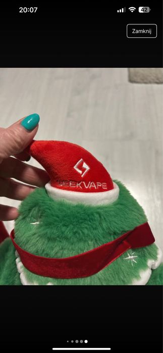 Skarpeta Świateczna Torebka Choinka