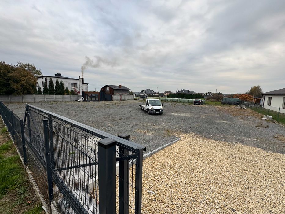 Działka usługowa 1637m²- Rudziczka, ul. Pszczyńska (Utwardzona, ogrodzona, przy głównej drodze) - Więcej