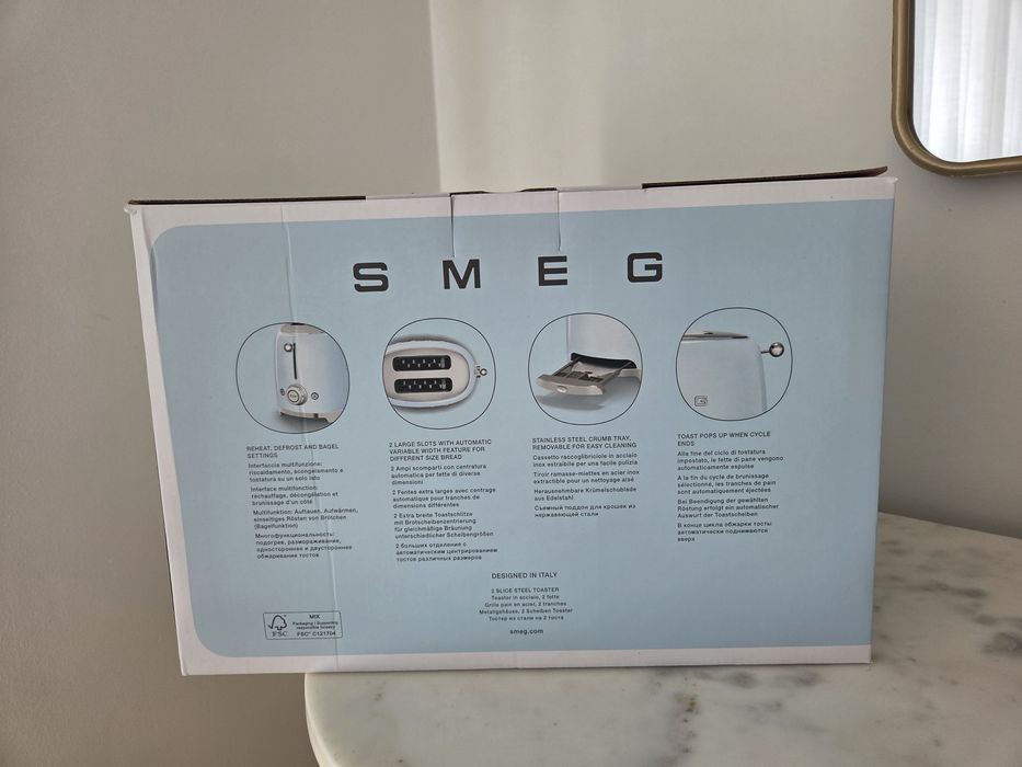 Torradeira branca SMEG