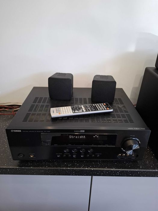 Yamaha RX-V465 AV Receiver System + NS-SW280 Subwoofer + 5 NS-B280 Satellite Speakers64550566142723121