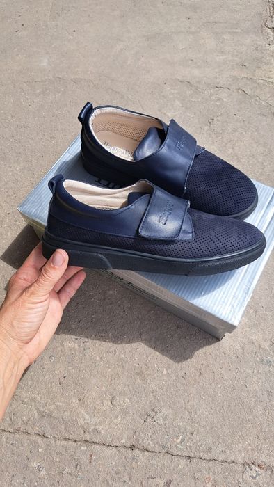 Шкіряні туфлі мокасини 34р