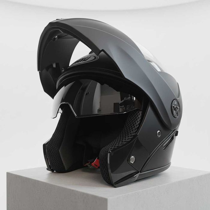 CAPACETE Modular com Viseira Dupla Mota