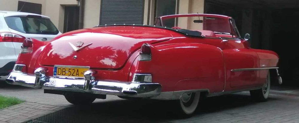Auto zabytkowe do ślubu jedyny w Polsce Cadillac 1952 Cabrio