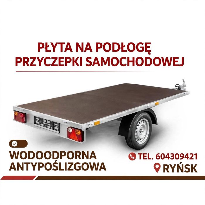 Sklejka wodoodporna antypoślizgowa BUS LAWETA PRZYCZEPKA