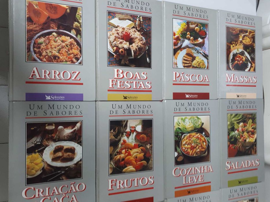 Um mundo de sabores colecção completa 16 volumes