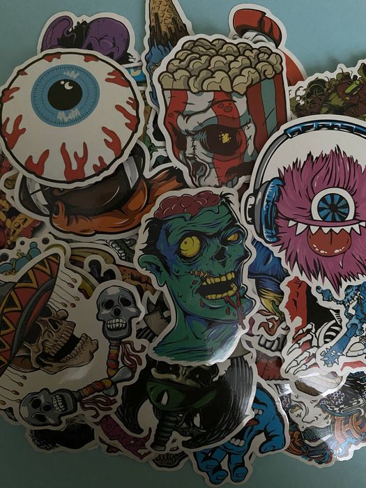 Вінілові стікери 50шт,  stickers, sticker pack