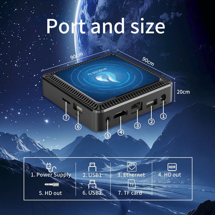 Смарт приставка, тв бокс Q 17 ATV 4/64