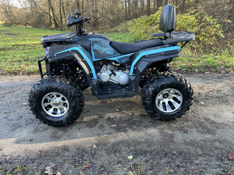 Quad brt scream 250 wyciagarka duzy automat atv xtr hummer fourcraft