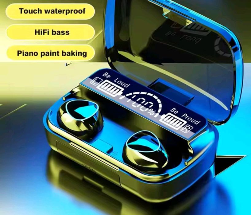 Słuchawki bezprzewodowe bluetooth z powerbank