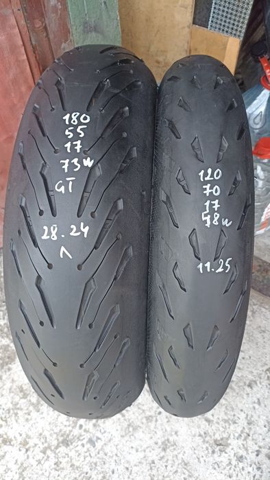 Michelin road 5 6 120 140 150 160 180 190 200 17 мотошина резина скати покришки гума склад 2024