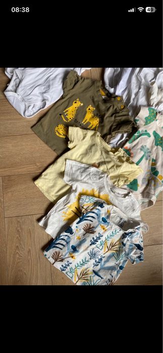 Zestaw tshirty body krotki rekaw
