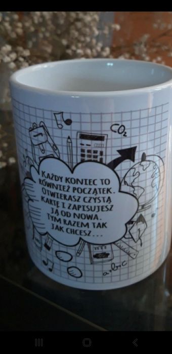 Kubek ceramiczny 300ml nowy w opakowaniu