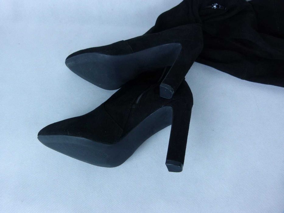 Justfab zamszowe kozaki za kolana UK 6 / EU 38,5