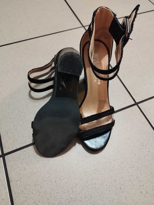 Buty na słupku sandały damskie