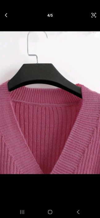 Kardigan  sweter z kokardą