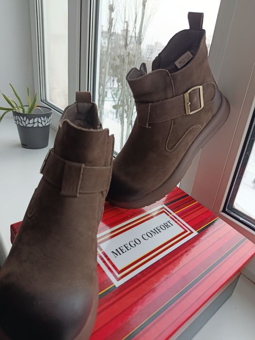 Зимові шкіряні черевики 39р.: 2 500 грн. - Інші черевики та