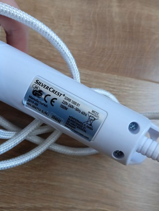 Szczotka parowa Żelazko ręczne silvercrest 1000W