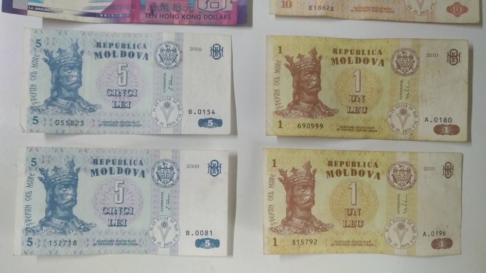 Notas antigas Portuguesas e estrangeiras