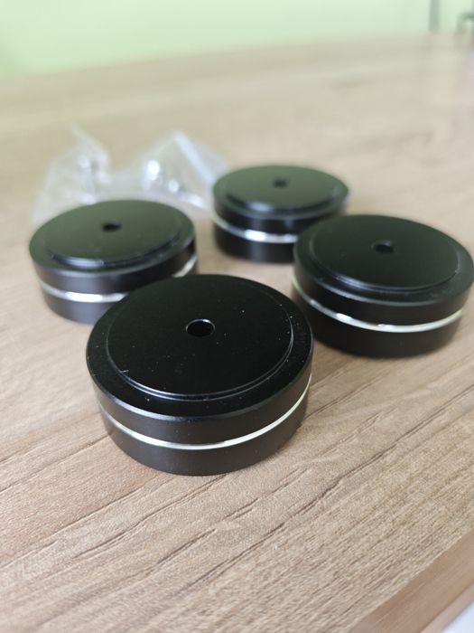 Aluminiowe podkładki nóżki audio 40x15