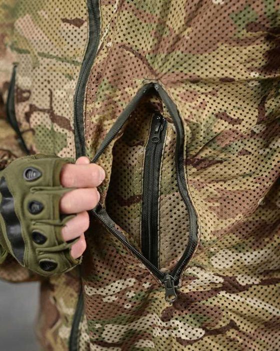 Маскувальний костюм Мультикам із шліфованої сітки M-4XL Без передоплат