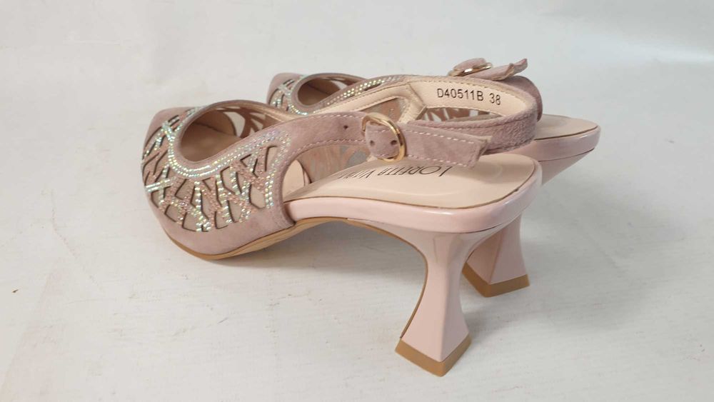 Loretta Vitale Damskie Sandały D40511B Pink roz 38