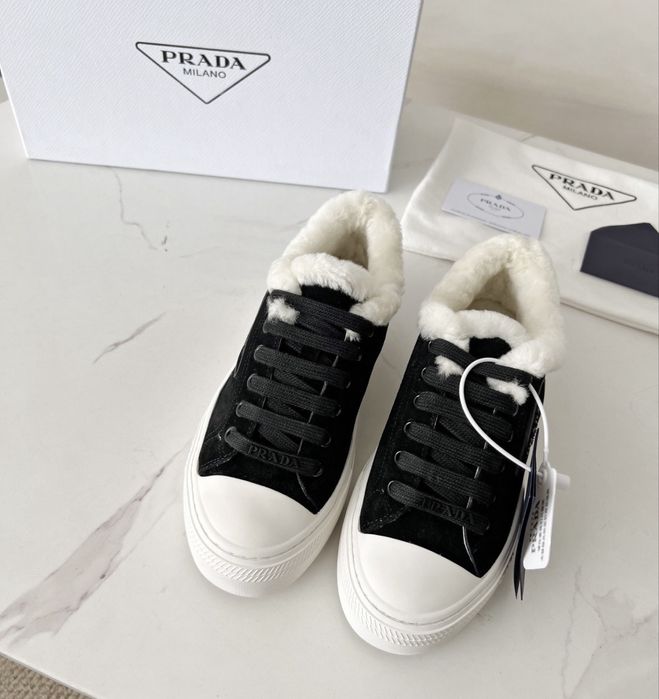 Кеди жіночі зимові Prada