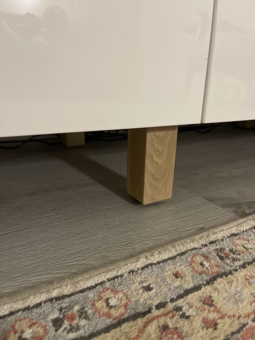 Vendo Movel Besta IKEA Lacado Branco 3 modulos