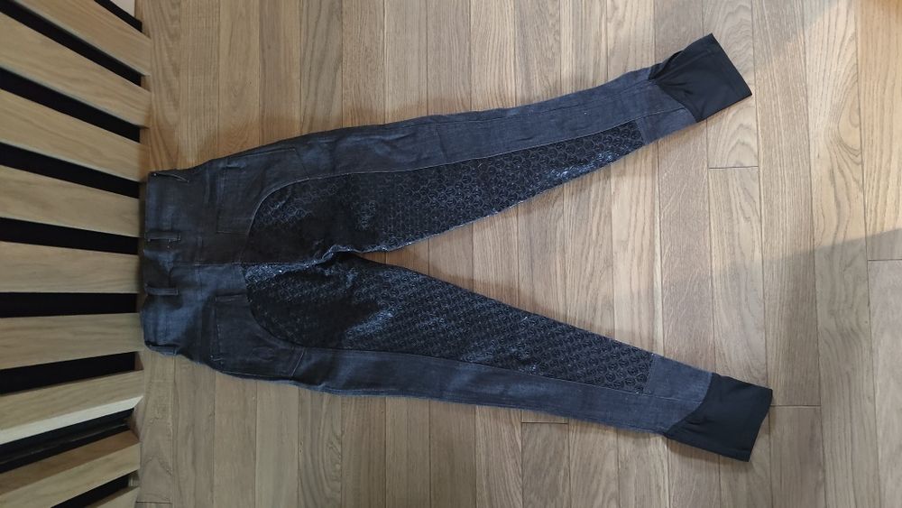 Bryczesy damskie m / L wyslysoki stan pełen lej