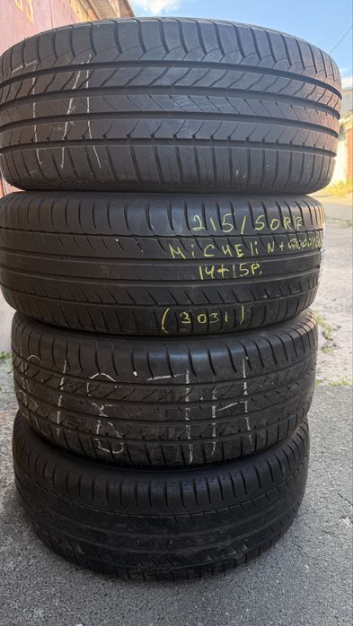 Шини літні 215/50 r17 Michelin, Goodyear