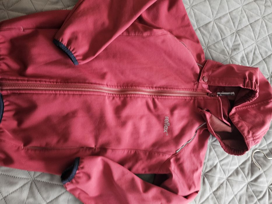 Burgundowe bluza typu Softshell reflex rozm 134