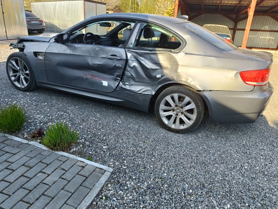Silnik kompletny w aucie bmw e92 m3 S65B40 4.0 v8 ćwiartka,zawieszenie, wózek, deska