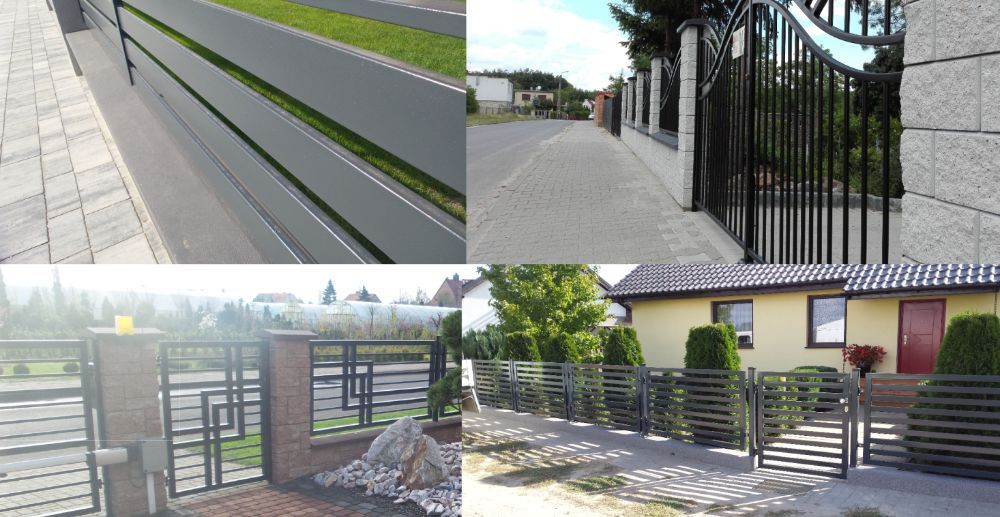 Krotoszyn Ogrodzenia nowoczesne, płoty, panele ogrodzeniowe 3D 2D