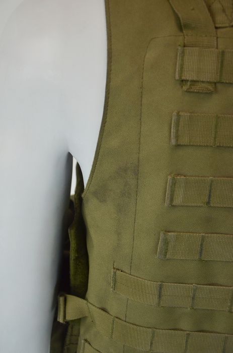 wojskowa kamizelka taktyczna khaki molle