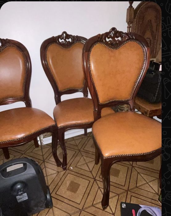 Movel casa jantar mesa e 6 cadeiras