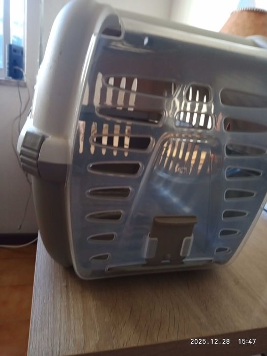 Caixa de transporte plastico para animais